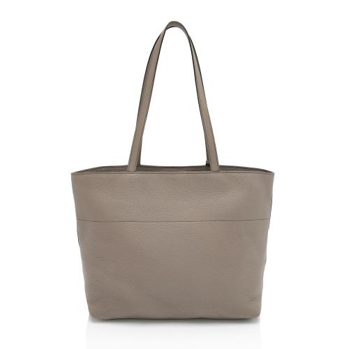 Prada Grained Leather Shopping Tote