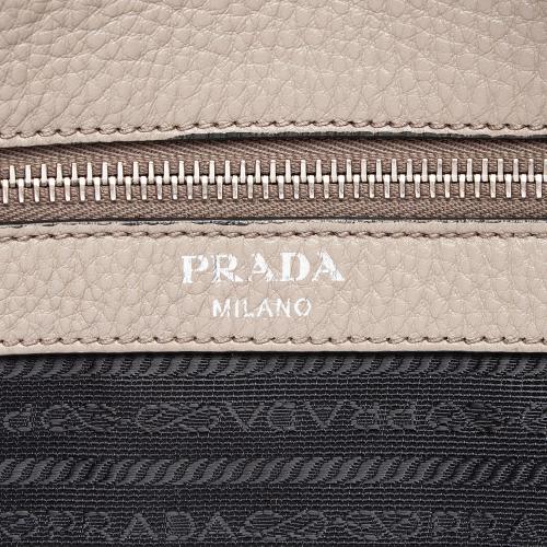 Prada Grained Leather Shopping Tote