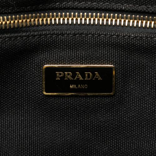 Prada Large Camouflage Stampata Canapa Tote