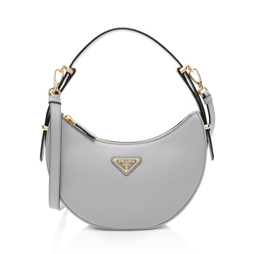 Prada Leather Arque Shoulder Bag