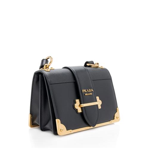 Prada Calfskin Cahier Shoulder Bag