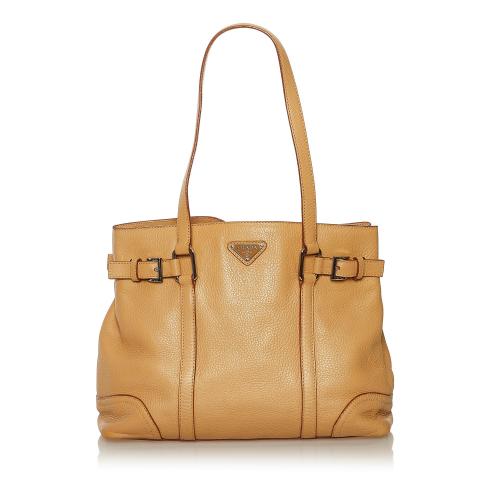 Prada Leather Tote Bag