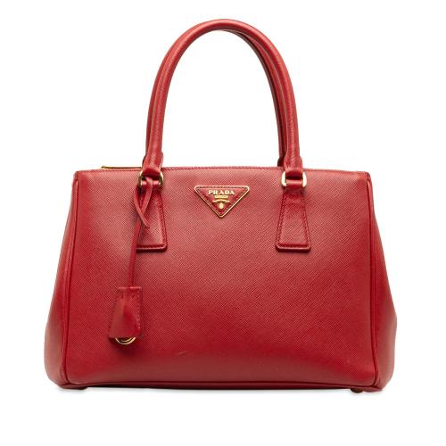 Prada Medium Saffiano Lux Galleria Double Zip