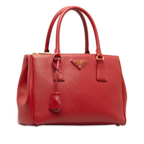 Prada Medium Saffiano Lux Galleria Double Zip