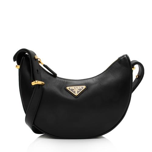 Prada Nappa Leather Arque Shoulder Bag