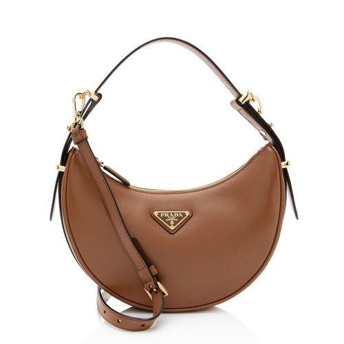 Prada Nappa Leather Arque Shoulder Bag