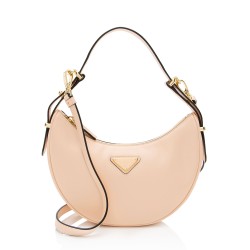 Prada Nappa Leather Arque Shoulder Bag