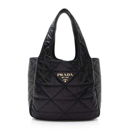 Prada Nappa Leather Dynamique Medium Tote