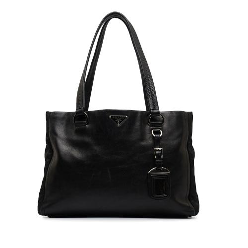 Prada Nappa Leather Tote Bag