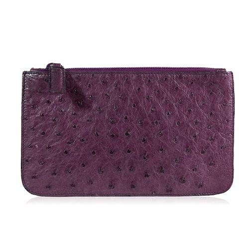 Prada Ostrich Clutch 