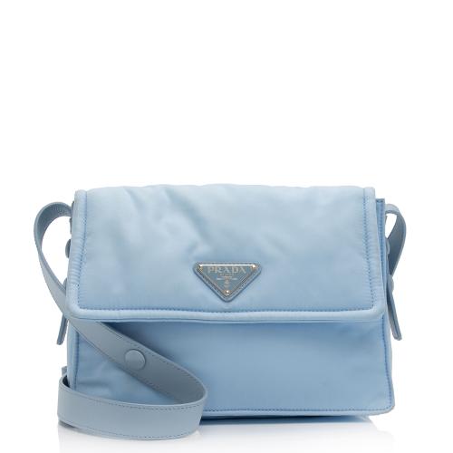 Prada Padded Re-Nylon Flap Small Shoulder Bag