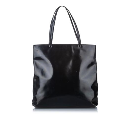 Prada Patent Leather Tote Bag