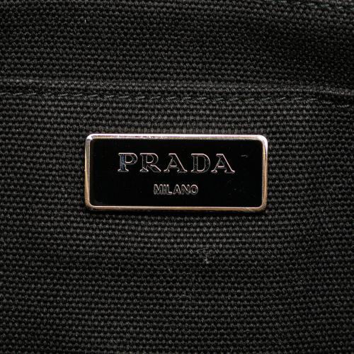 Prada Raffia Pompom Satchel