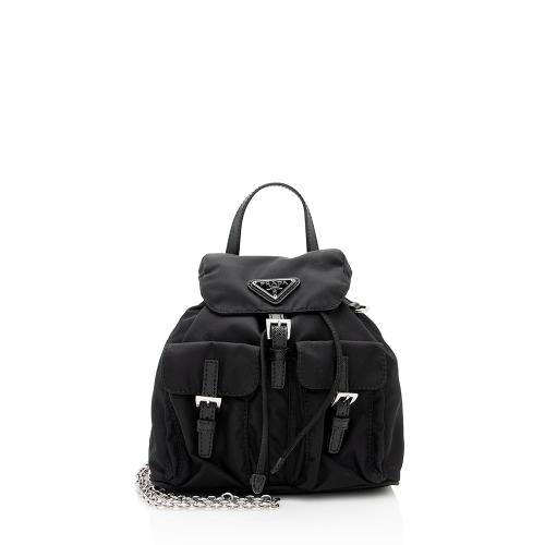 Prada Re-Nylon Mini Backpack Crossbody