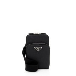 Prada Re-Nylon Saffiano Smartphone Crossbody