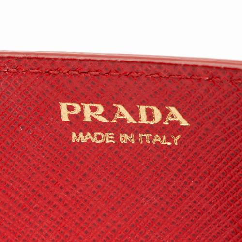 Prada Saffiano Cahier Chain Clutch