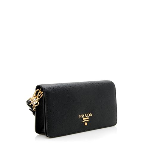 Prada Saffiano Leather Chain Mini Bag