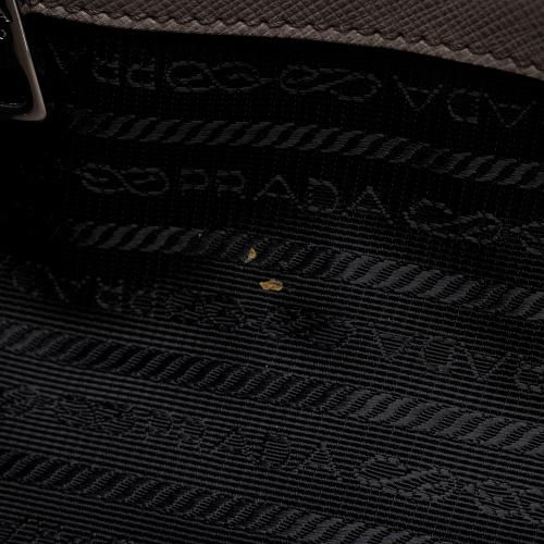 Prada Saffiano Cuir Buckle Tote