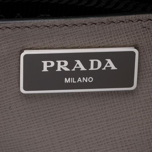 Prada Saffiano Cuir Buckle Tote