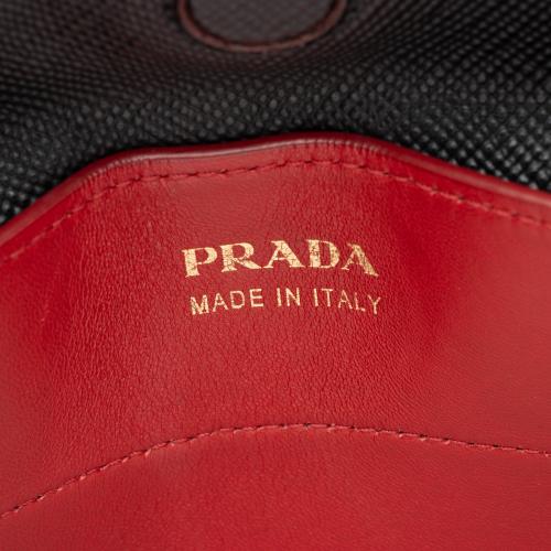 Prada Saffiano Cuir Double Handle Medium Tote