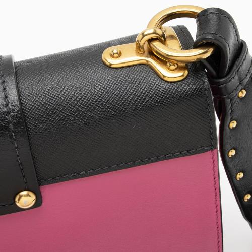 Prada Calfskin Cahier Shoulder Bag