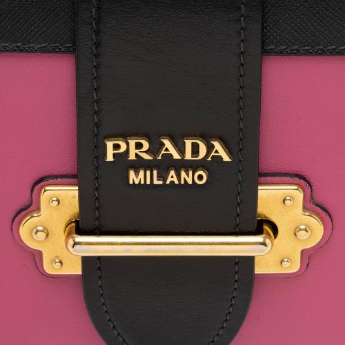 Prada Calfskin Cahier Shoulder Bag