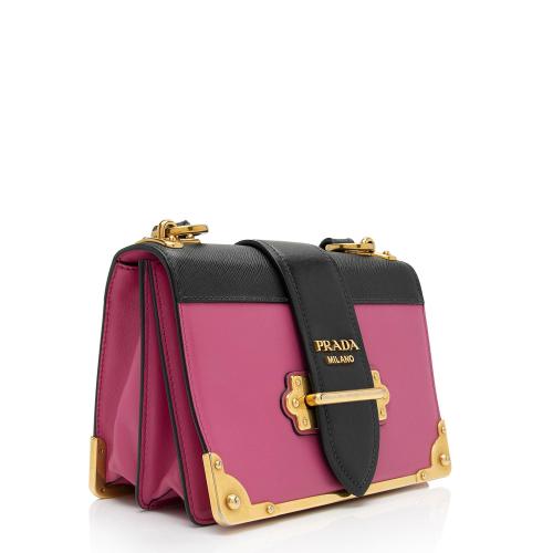 Prada Calfskin Cahier Shoulder Bag