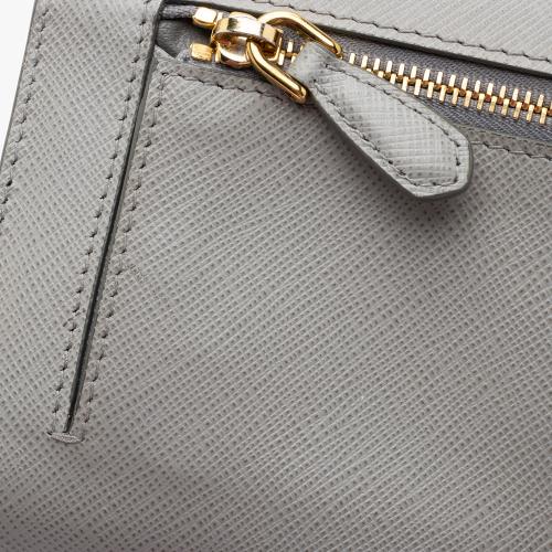 Prada Saffiano Leather Envelope Wallet on Chain Bag