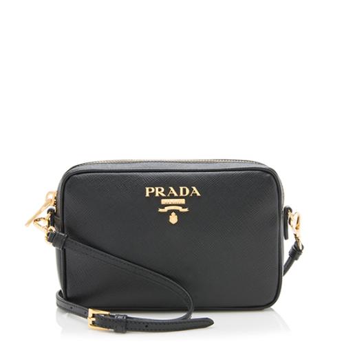 Prada Saffiano Leather Medium Camera Bag