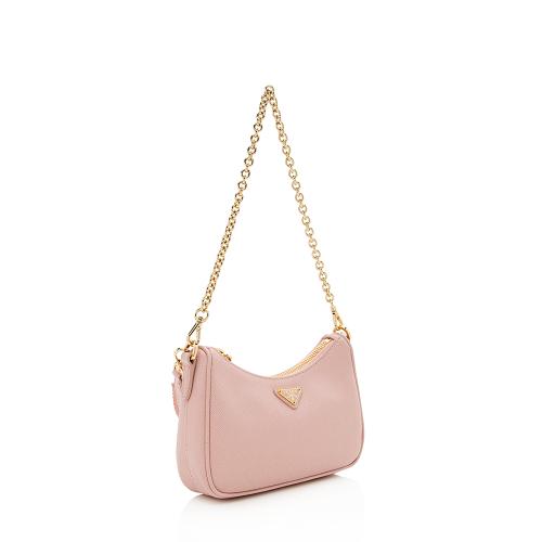 Prada Saffiano Leather Mini Shoulder Bag