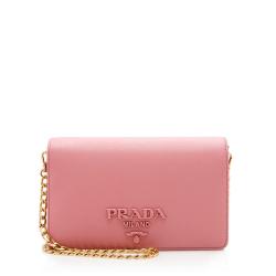 Prada Saffiano Leather Monochrome Small Crossbody