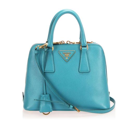 Prada Saffiano Leather Dome Satchel