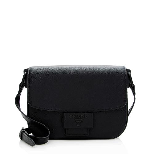 Prada Saffiano Lux Embleme Crossbody