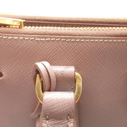 Prada Saffiano Lux Galleria Double Zip Satchel