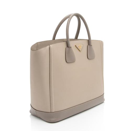 Prada Saffiano Lux Open Shopping Tote