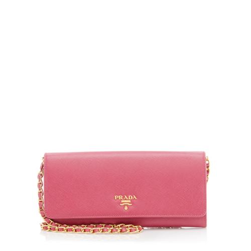 Prada Saffiano Wallet Crossbody