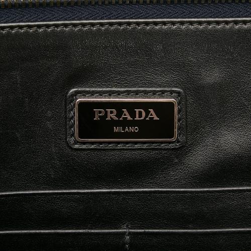 Prada Saffiano Zip Around Portfolio