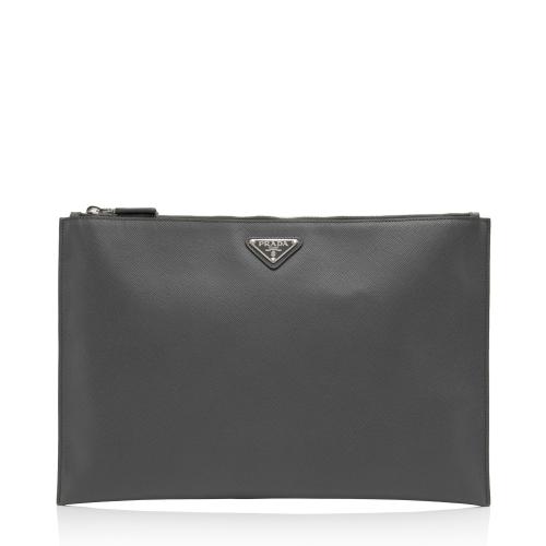 Prada Saffiano Zip Pouch