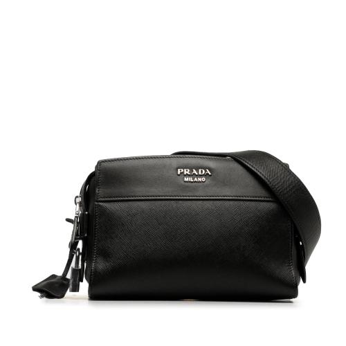 Prada Saffiano and City Calf Esplanade Crossbody