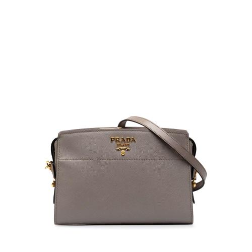 Prada Saffiano and City Calf Esplanade Crossbody