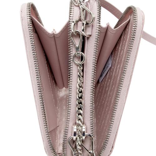 Prada Satin Crystal Triangle Mini Crossbody