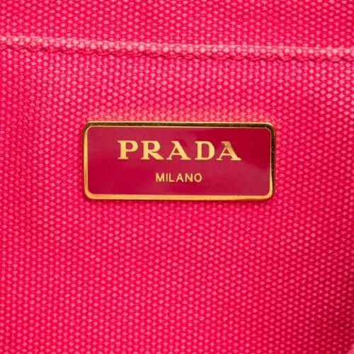 Prada Small Canapa Logo Satchel