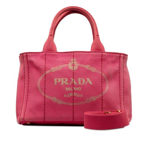 Prada Small Canapa Logo Satchel