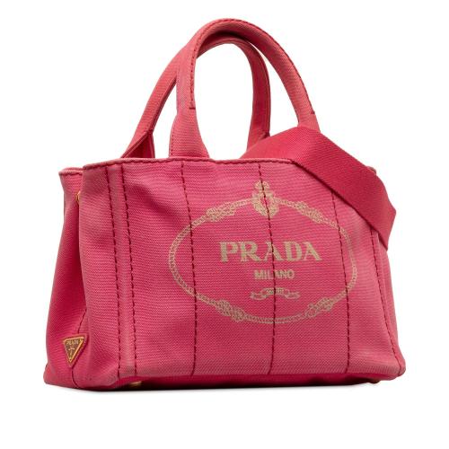 Prada Small Canapa Logo Satchel