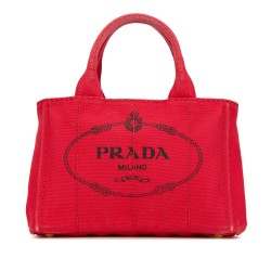 Prada Small Canapa Logo Satchel