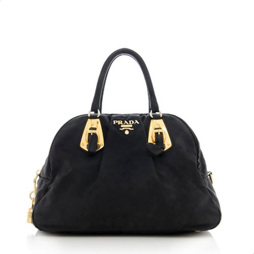 Prada Tessuto Small Bowler Bag