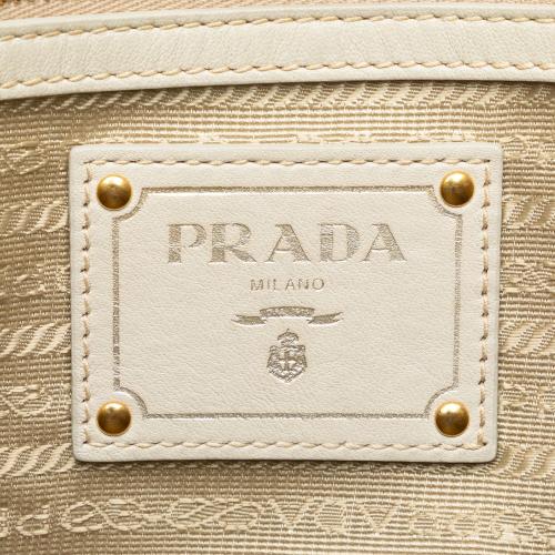 Prada Soft Calf Convertible Shopper Tote