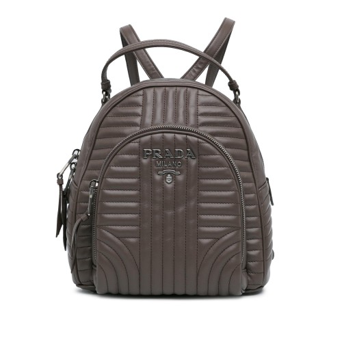 Prada Soft Calf Impunture Diagramme Backpack