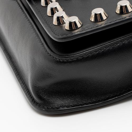 Prada Saffiano Calfskin Studded Cahier Belt Bag