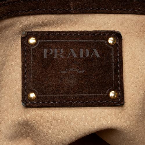 Prada Scamosciato Suede Hobo